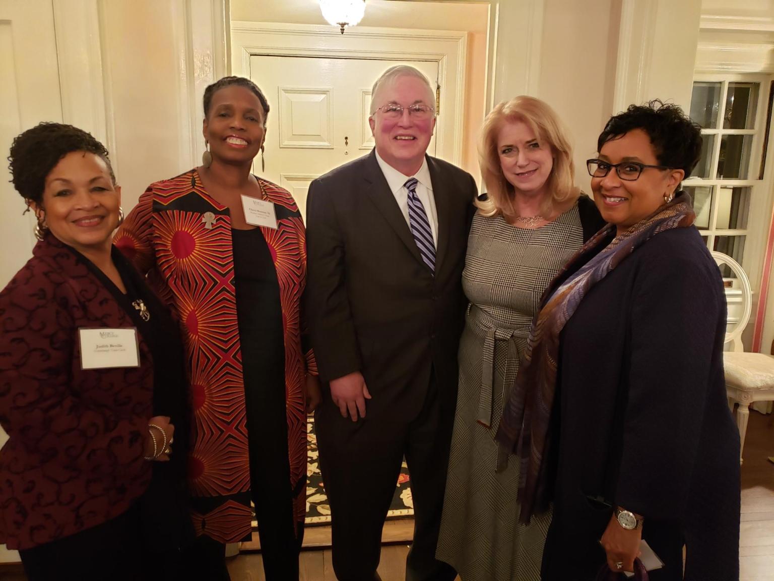 Mercy College President Tim Hall Hosted Black History Month Reception ...