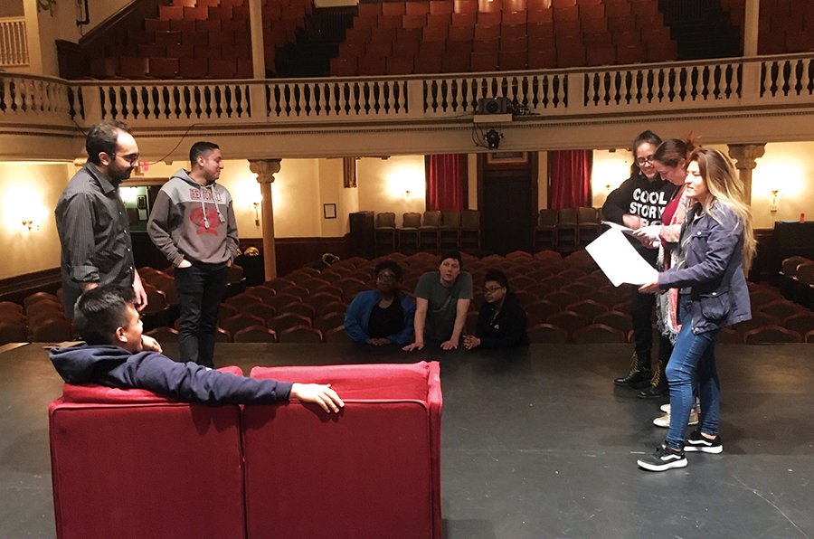 Theater Club rehearsal
