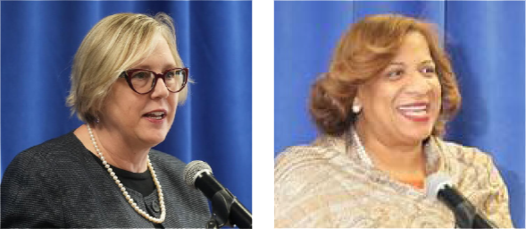 Susan Parish and Shawyn Patterson-Howard