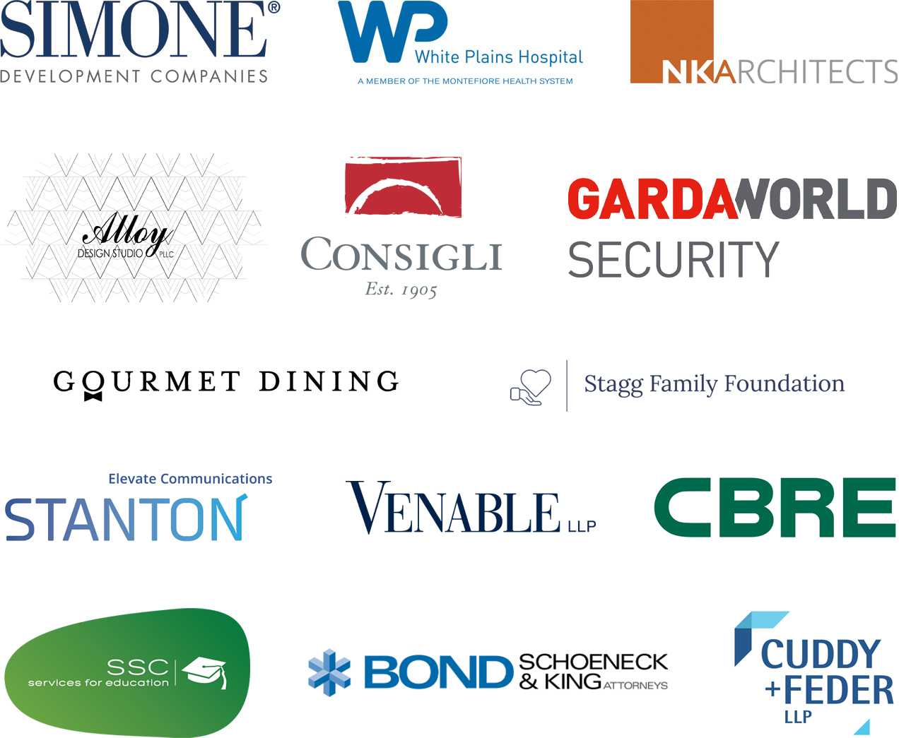 2026 Trustees' Scholarship Gala sponsor logos