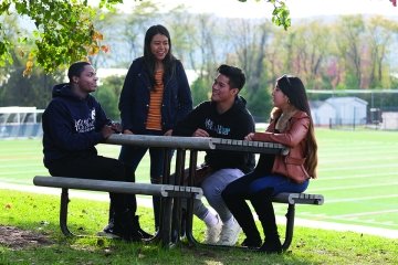 Mercy College students at Dobbs Ferry Campus