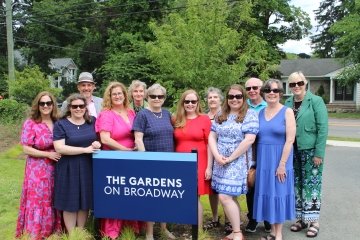 Mercy University current and former staff, family and friends gather for dedication of The Gardens on Broadway