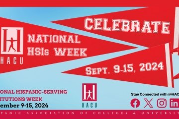 Banner celebrating National Hispanic-Serving Institutions Week