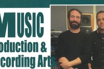 Mercy's Music Production and Recording Arts staff as featured in The Neighborhood Buzz