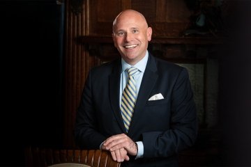 Matt Manfra, new VP for Institutional Advancement