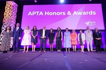 Mercy University Associate Professor Matthew Hyland among honorees at APTA Leadership Conference 