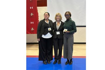 Mercy University student winners at 2025 MACUB conference