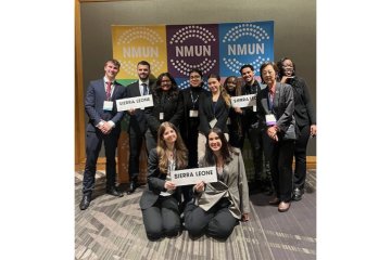 Model UN team at Model UN Conference in Washington, DC