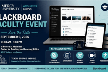 Blackboard Faculty Event flyer