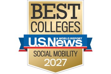 Badge for Best Colleges U.S. News Social Mobility 2027