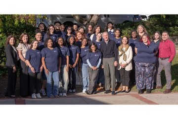 Inaugural Cohort of Suzanne McGraw Scholars along with trustees of the Suzanne McGraw Foundation and faculty and staff of the program