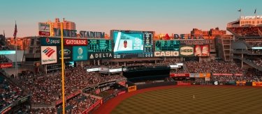 Night game at Yankee Stadium