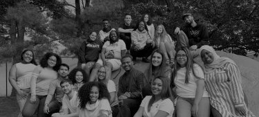 Group of Mercy College students