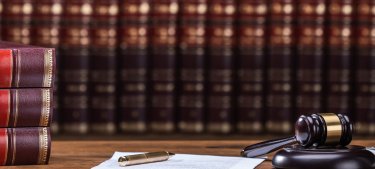 Law books for criminal justice.