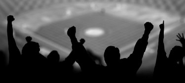 baseball fans at a game