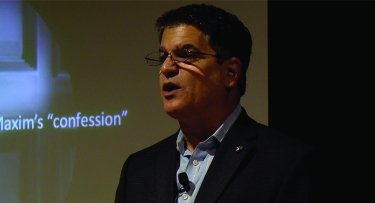 Picture of DeRosa at Conference