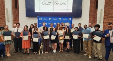 Mercy University students at 41st Annual Quill Awards