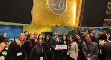 Mercy University Model UN team at NY conference