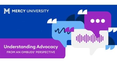 Mercy University Understanding Advocacy event flyer 
