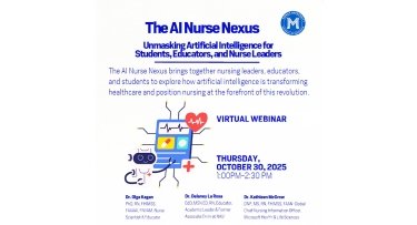 The AI Nurse Nexus flier invitation