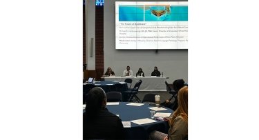 Panelists and audience at Mercy and WCA's World Health Day event