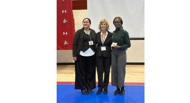 Mercy University student winners at 2025 MACUB conference
