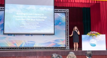 Mercy University Professor Delivers Keynote at International Ocean Literacy Conference in Taiwan