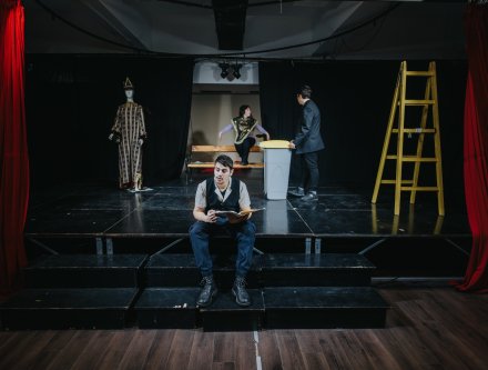 actor reading script