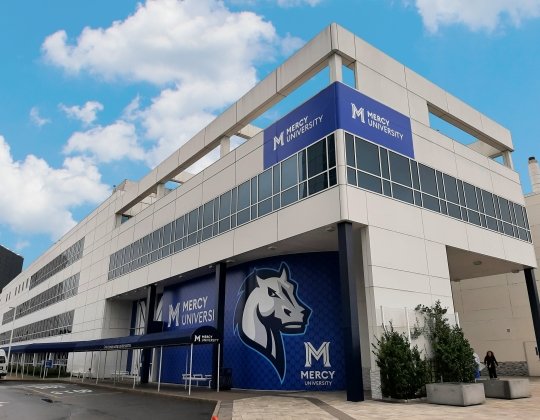 Side view of Mercy University's Bronx Campus