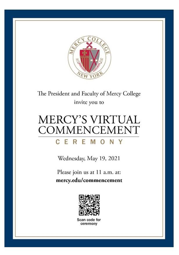 Mercy College Celebrates 2021 Commencement and Confers Honorary Degrees