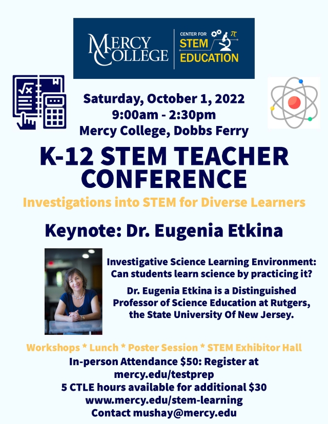 K-12 STEM Teacher Conference Flyer