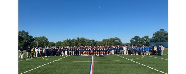 Mercy University students gather to at field to remember 9-11