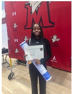 Mercy University student winner at 2025 MACUB conference