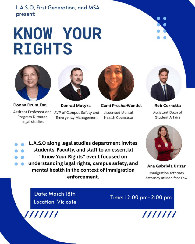 Know Your Rights poster