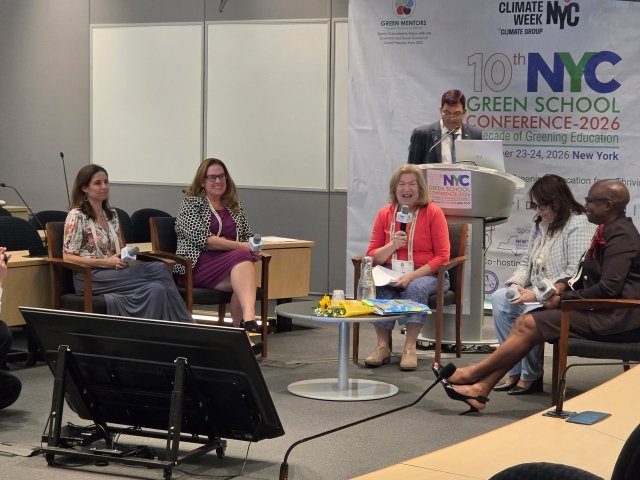 Dr. Meghan Marrero at Green School Conference